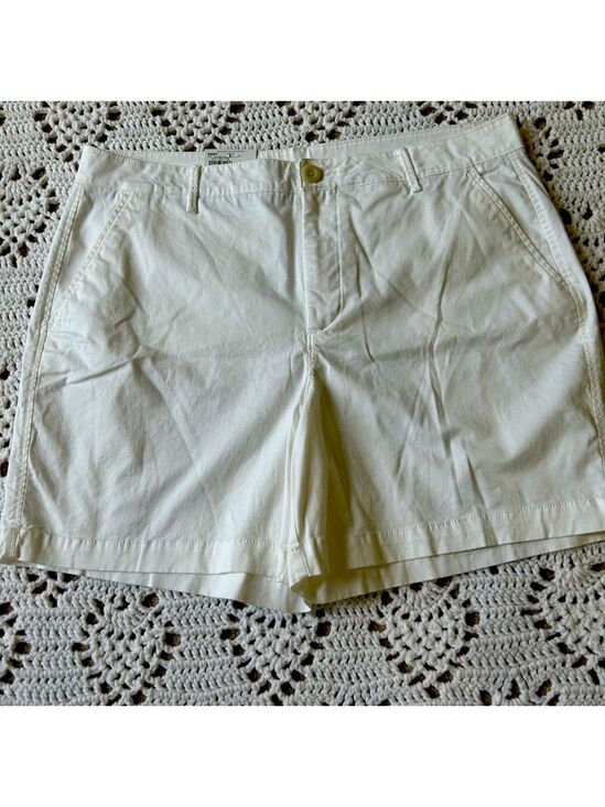 croft & barrow Pants - NWT Croft & Barrow Classic Shorts Mid Rise Size 16 White